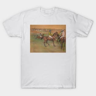 Race Horses by Edgar Degas T-Shirt